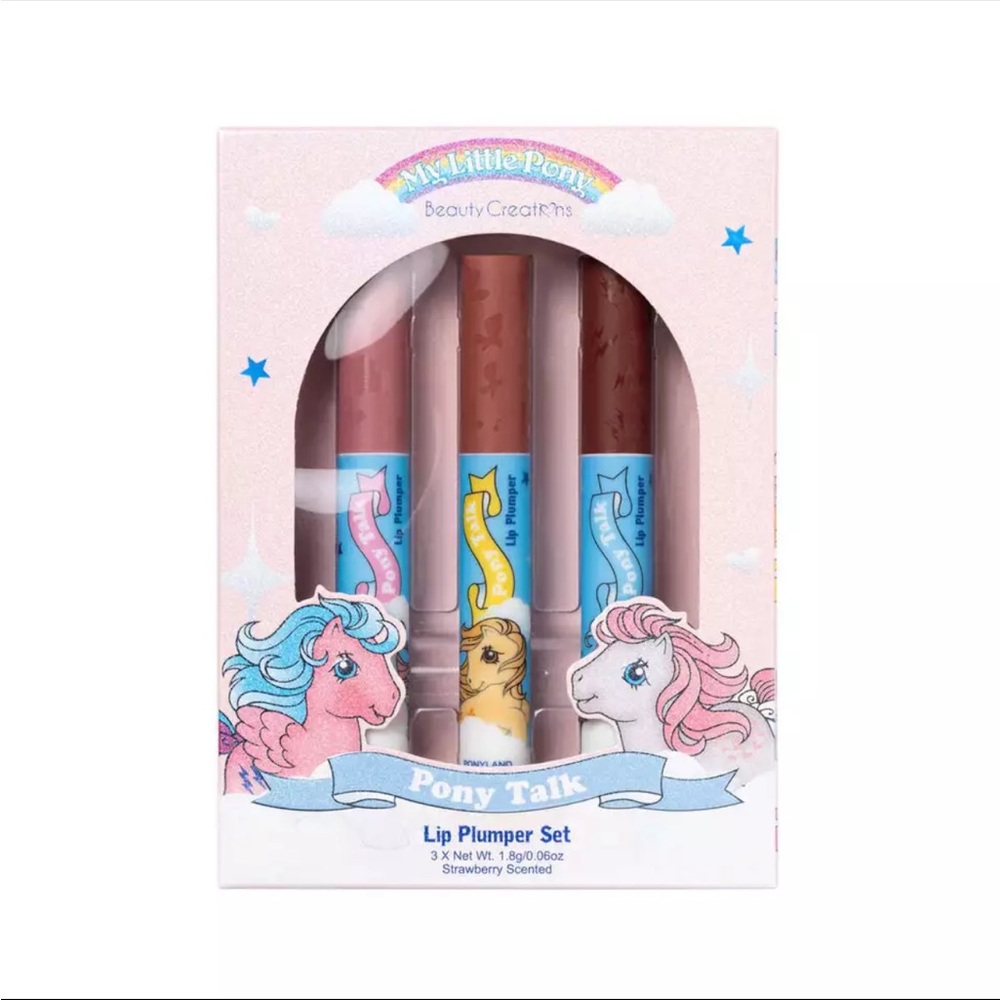 🌈 My Little Pony x Creations Dreams Pony Talk Lip Plumper Set